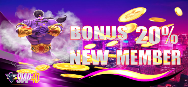 SIAP4D: Bonus New Member 20%